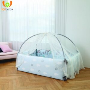 M&agrave;n chống muỗi LOLBaby cỡ lớn vải nh&aacute;m