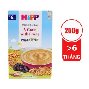 Bột dinh dưỡng HiPP ngũ cốc mận tây 250g (Trên 6 tháng)
