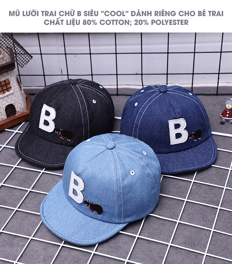 Mũ lưỡi trai chữ B 9 mu-luoi-trai-chuB