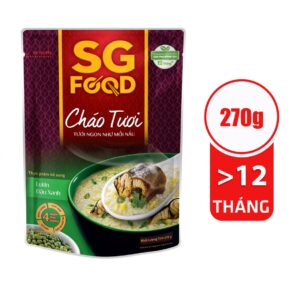 Cháo tươi Sài Gòn Food vị lươn, đậu xanh 270g (Trên 12 tháng)