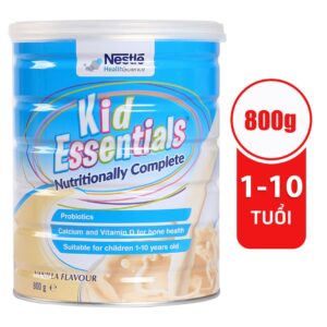 Sữa Kid Essentials hương vani 800g (1 - 10 tuổi)
