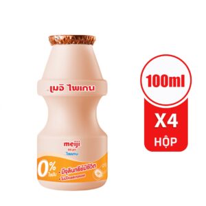 Sữa chua uống Meiji vị cam 100ml (Vỉ 4 hộp)