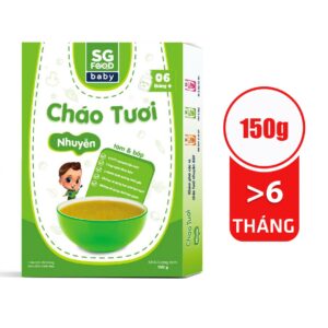 Cháo tươi nhuyễn Sài Gòn Food tôm và bắp 150g (Trên 6 tháng)