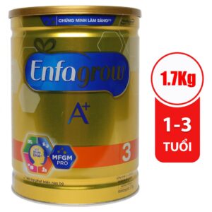 Sữa Enfagrow A  3 360 Brain DHA  v&agrave; MFGM Pro hương vani 1,7 kg (1 - 3 tuổi)