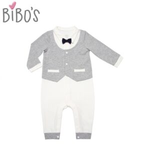 Romper MBVT’S gile vest cổ nơ