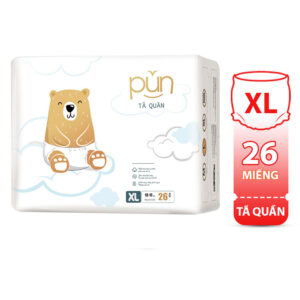 Bỉm - Tã quần Pun size XL - 26 miếng (12 - 17kg)