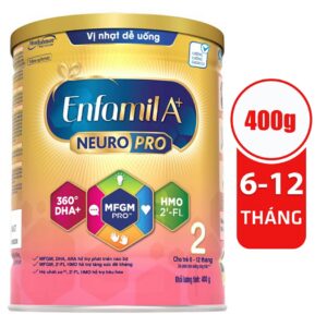 Sữa Enfamil A  Neuropro HMO vị thanh mát số 2 400g (6 -12 tháng tuổi)