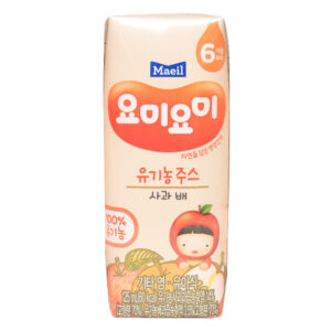 Nước ép Organic Maeil Yummy Yummy vị táo và lê 125ml (Từ 6 tháng)