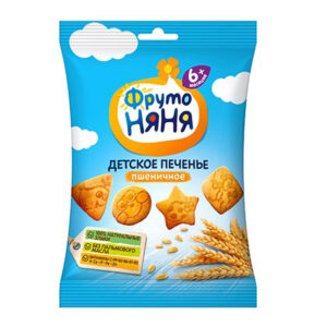Bánh quy Fruto vị lúa mì 50g 6m