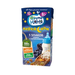 Sữa đ&ecirc;m Fruto ngũ cốc vị mận đen 200ml 6m