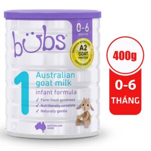 Sữa d&ecirc; &Uacute;c Bubs số 1 400g ( 0 - 6 th&aacute;ng)