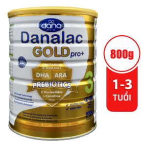 Sữa bột Danalac Gold Pro số 3 - 800g (1-3 tuổi)