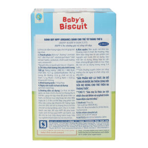 Bánh quy HiPP Biscuits dạng thanh 150g cho bé 6M+