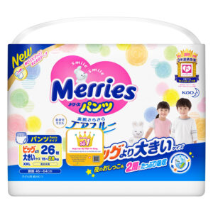 Bỉm - Tã quần Merries size XXL 26 miếng (cho bé 15 - 28kg)