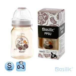 Bình sữa Basilic PPSU chống sặc D400 180ml