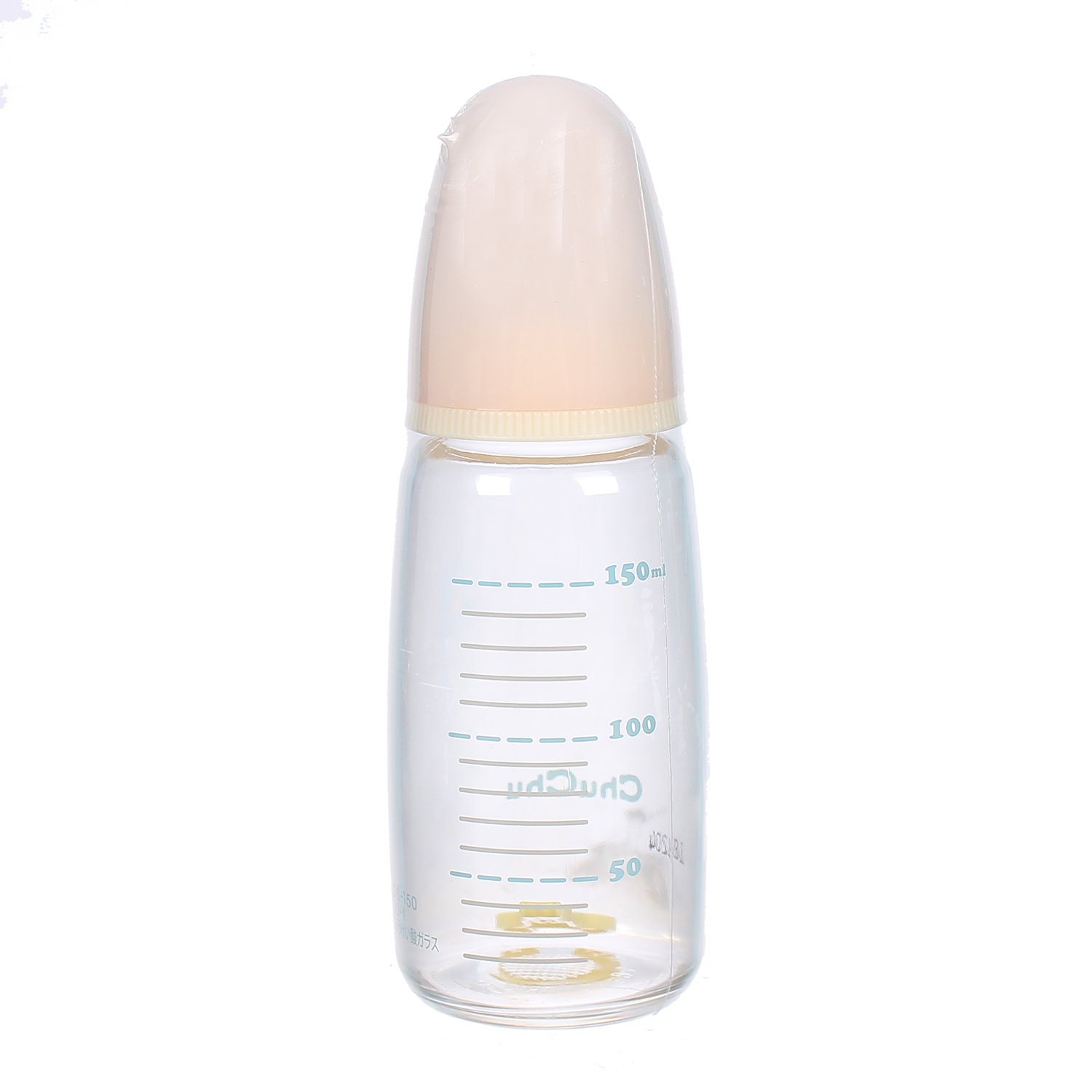 Bình sữa ChuChuBaby 150ml thủy tinh có núm silicone cao cấp, bền đẹp