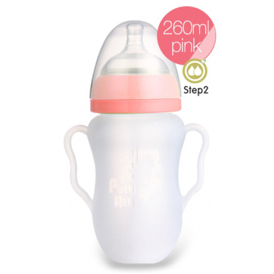 binh-sua-putti-atti-co-tay-cam-260ml-hong