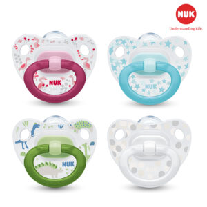 Bộ 2 ty giả NUK Hapyydays Silicone cho bé 0-18M