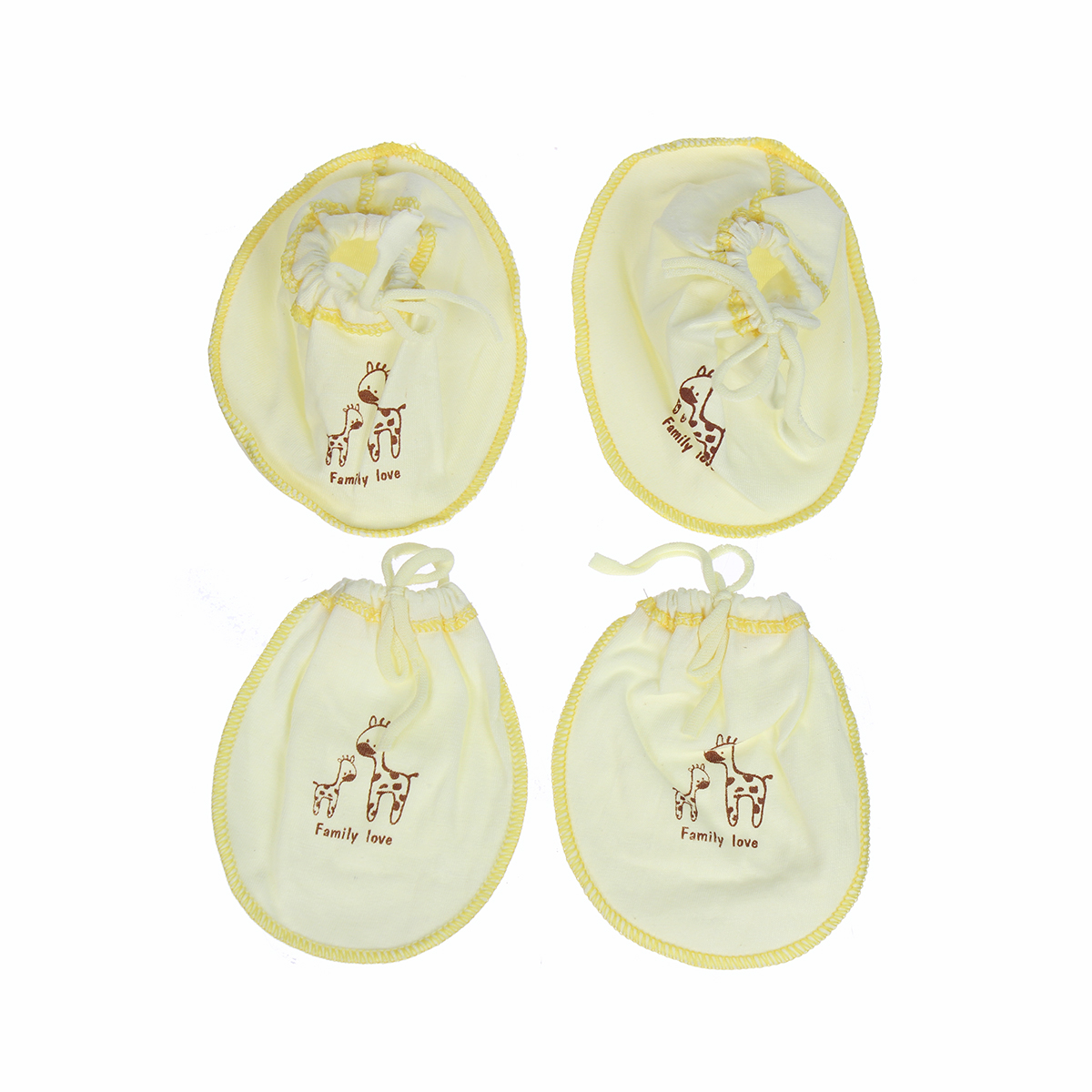 Bộ bao tay chân buộc dây KidsMBVT TM19 3 bo bao tay chan buoc day kidsplaza 3