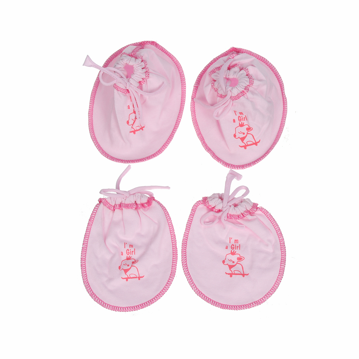 Bộ bao tay chân buộc dây KidsMBVT TM19 5 bo bao tay chan buoc day kidsplaza 5
