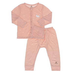 Bộ quần áo dài tay Neil cài giữa Mamago HN20H 3-6M (Cam)