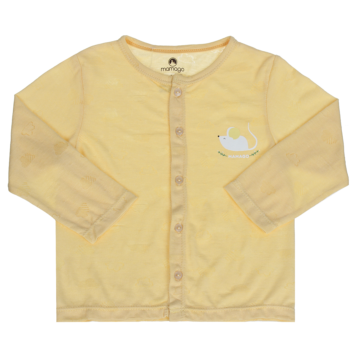 Bộ quần áo dài tay Neil cài giữa Mamago HN20H 3-6M (Vàng) 2 bo quan ao dai tay neil cai giua mamago hn20h 0 3m vang 2