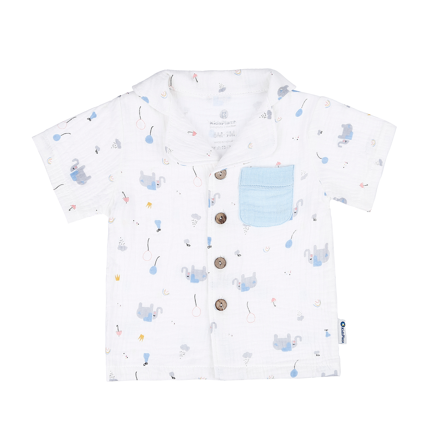 Bộ quần áo Pijama Xô Bé Trai in hình Voi xo MBVT''S M21H 2 bo quan ao pijama xo be trai in hinh voi xo kidsplaza m21h 2