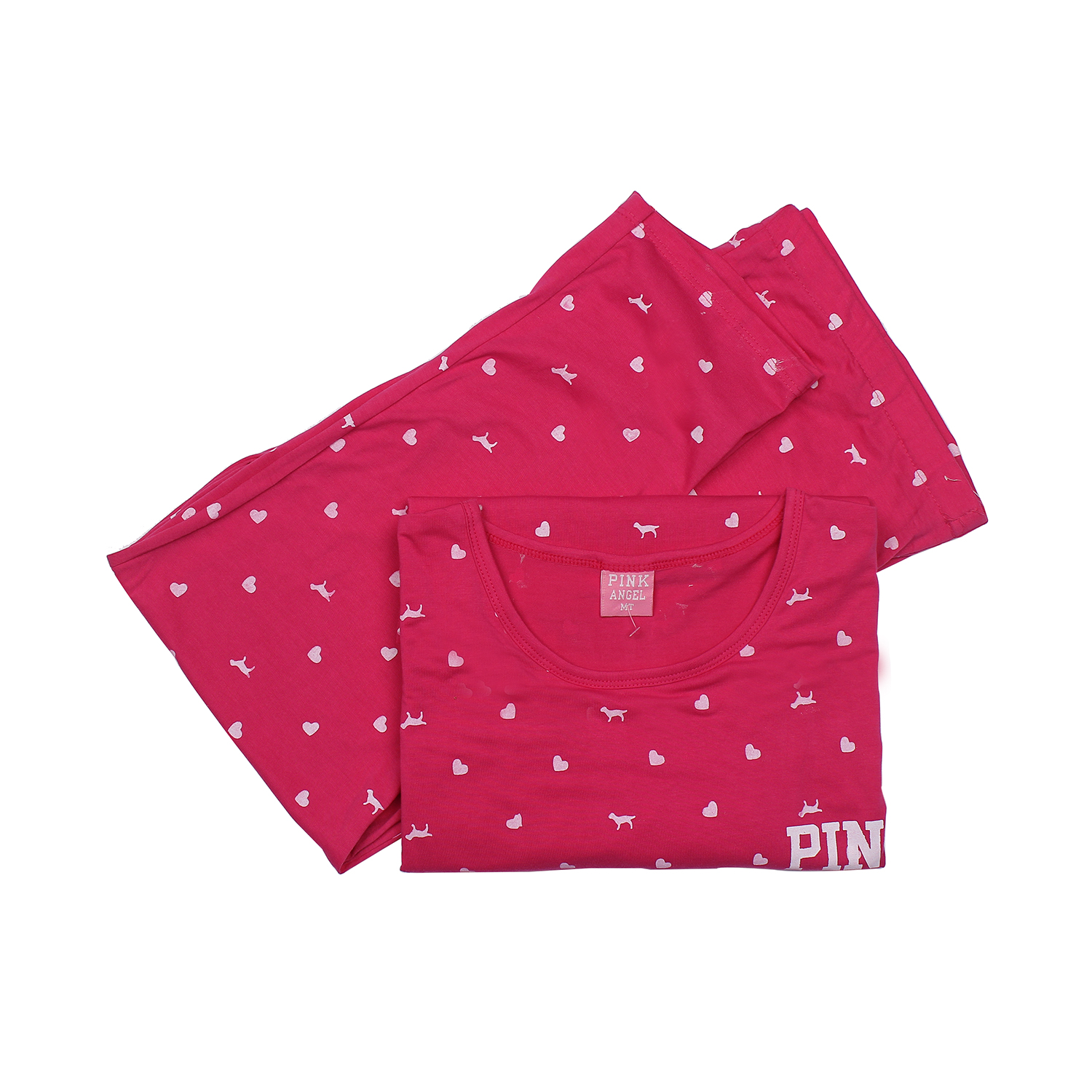 Bộ quần áo sau sinh cho mẹ cotton cổ tròn Pink màu sắc tươi tắn Bộ quần áo sau sinh cho mẹ cotton cổ tròn Pink màu sắc tươi tắn