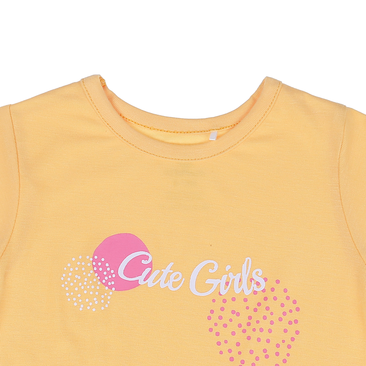 Bộ váy cộc tay thời trang bé gái Otis MBVT''S in hình chữ Cute Girl ND21H (Vàng) 2 bo vay coc tay thoi trang be gai otis kidsplaza in hinh chu cute girl nd21h vang 2