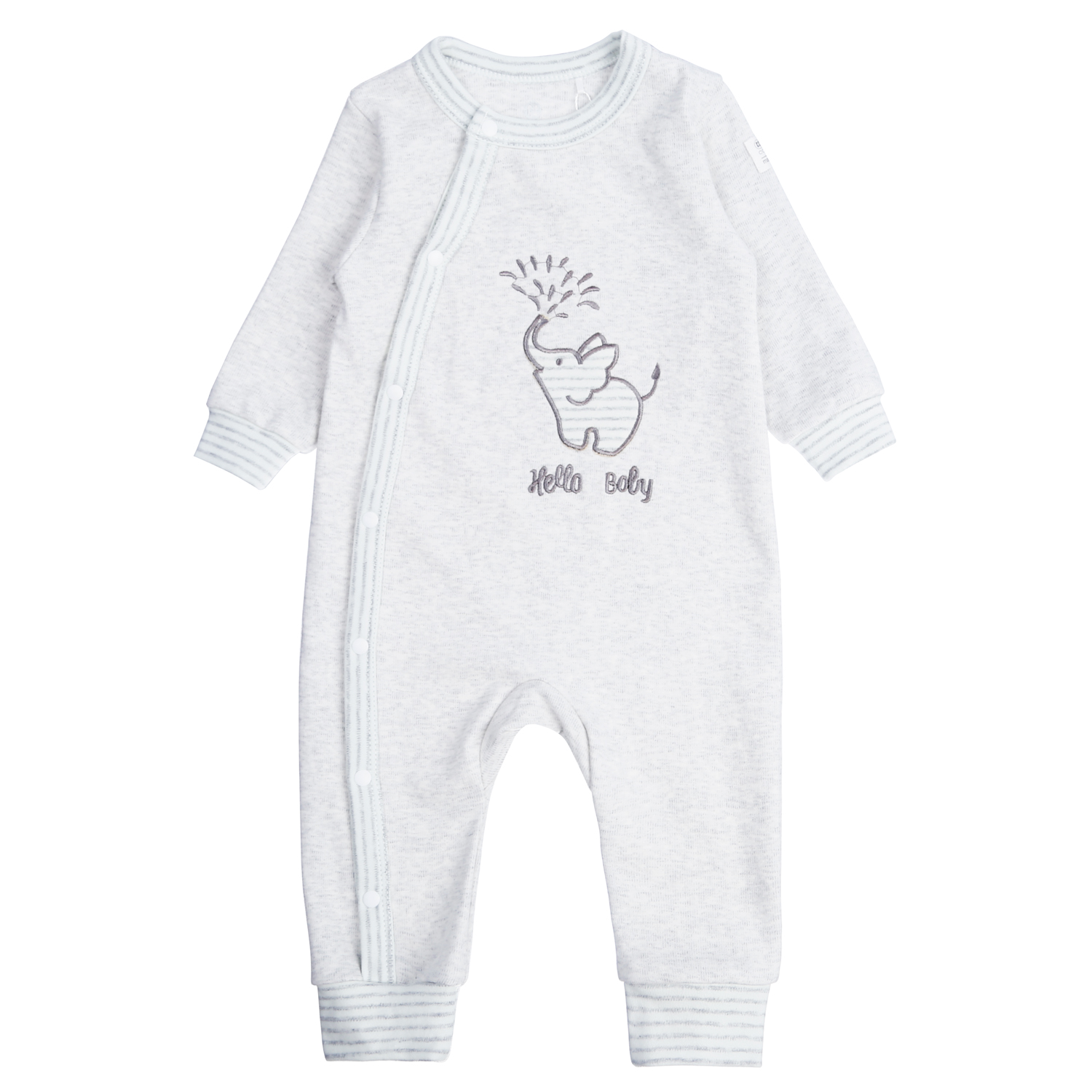 Body bé trai dài tay cài chéo MBVT''S ND21D (Ghi) 1 body be trai dai tay cai cheo kidsplaza nd21d ghi 1