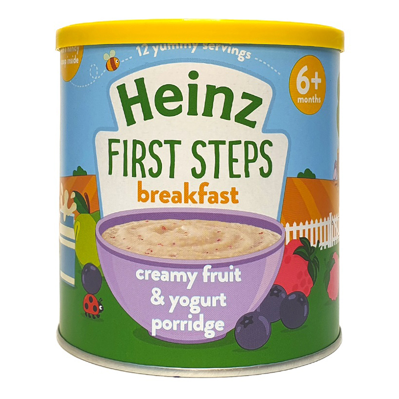 bot an dam heinz vi sua chua trai cay 240g cho be 6m 1