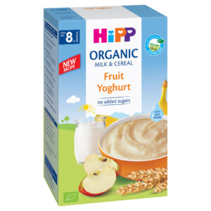Bột ăn dặm HiPP vị hoa quả - sữa chua 250g cho bé 8M+