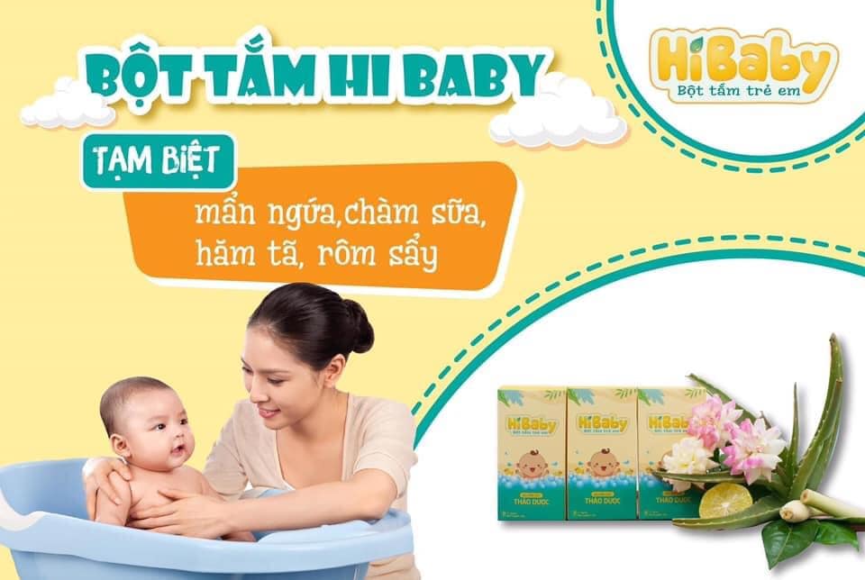 Bột tắm thảo dược trị rôm sảy Hibaby 30g 3 bot tam thao duoc tri rom say hibaby 30g 4