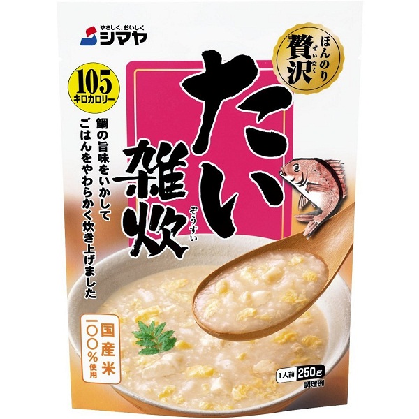 Cháo tươi Shimaya Nhật Bản Vị Cá Diêu hồng 250g Cháo tươi Shimaya Nhật Bản Vị Cá Diêu hồng 250g
