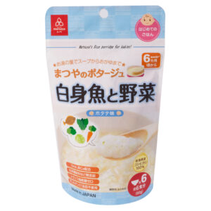Cháo Matsuya vị sò điệp với cá và rau 60g (Trên 6 tháng)