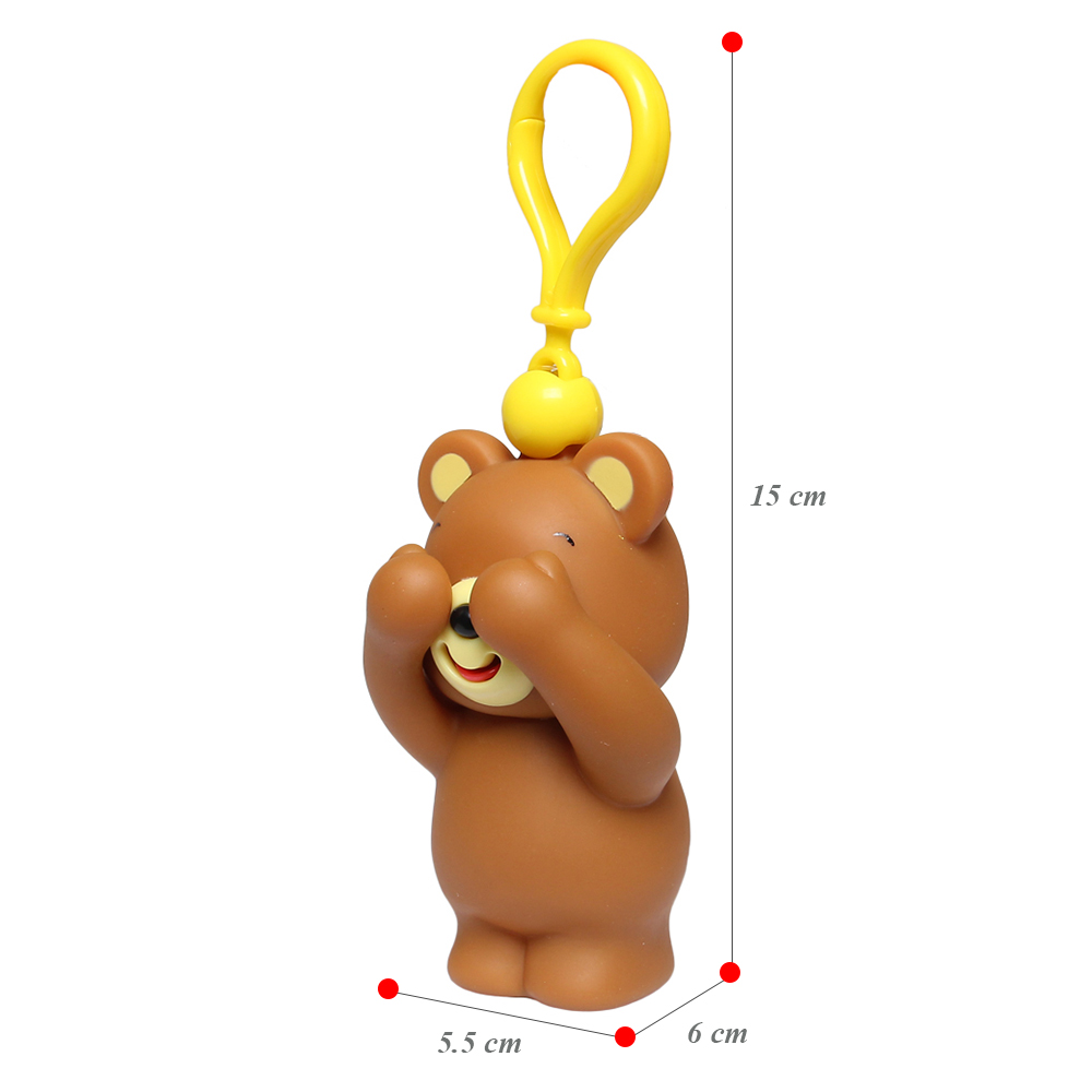 Đồ chơi bóp chíp ú òa Sankyo Toys hình gấu 5 dc bop chip u oa sankyo toys hinh con gau 803957 1