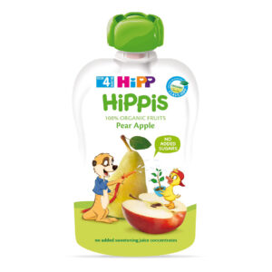 Dinh dưỡng trái cây HiPPiS Organic vị lê, táo (Từ 4 tháng)