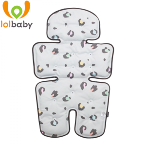 Đệm mát LOLBaby lót xe đẩy và ghế ô tô Pastel Leopard