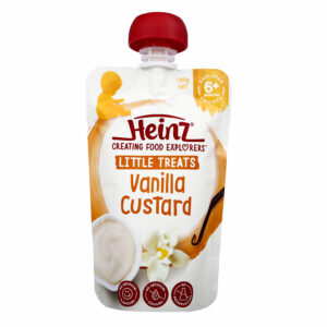 Dinh dưỡng custard vani nghiền Heinz 120g (dành cho trẻ từ 6M+)