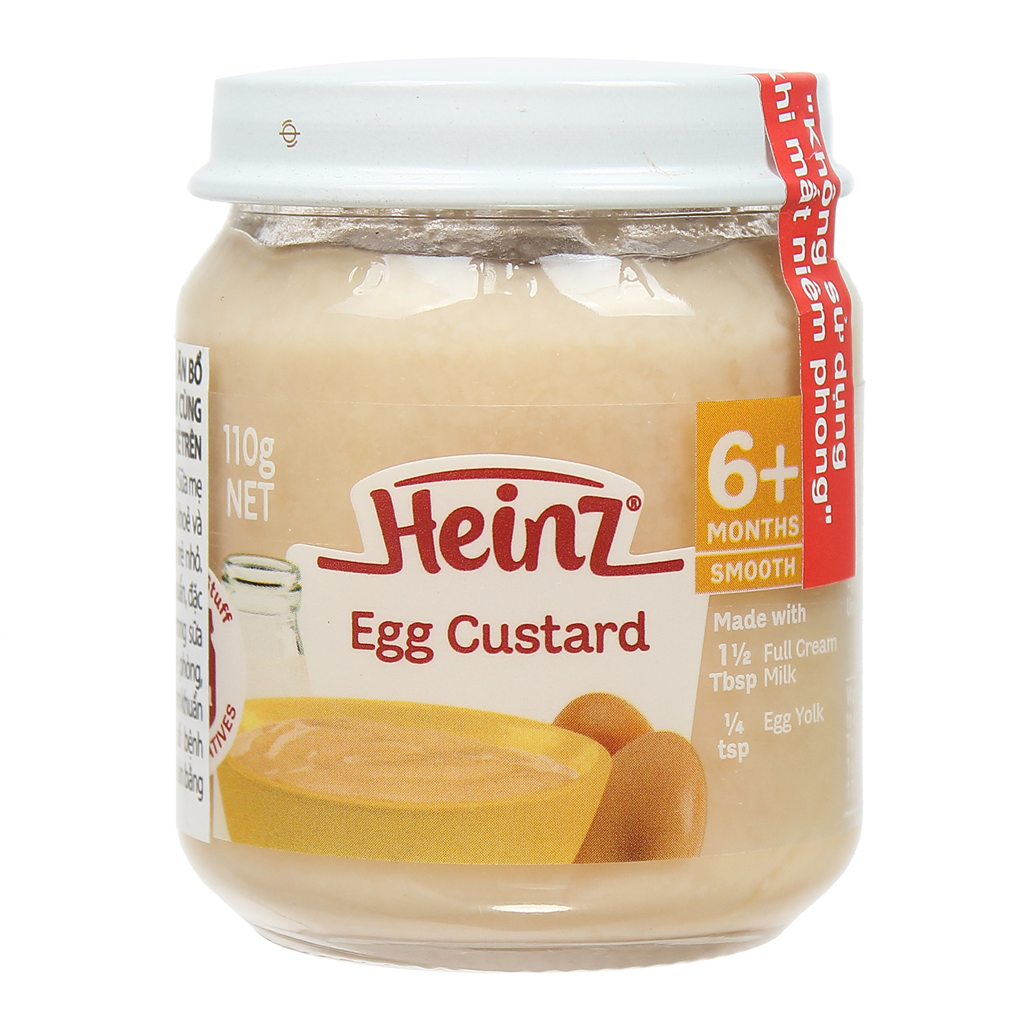 Dinh dưỡng đóng lọ Heinz Custard trứng sữa 7204 DDDL 1 dinh duong dong lo heinz custard trung sua 7204 dddl 1