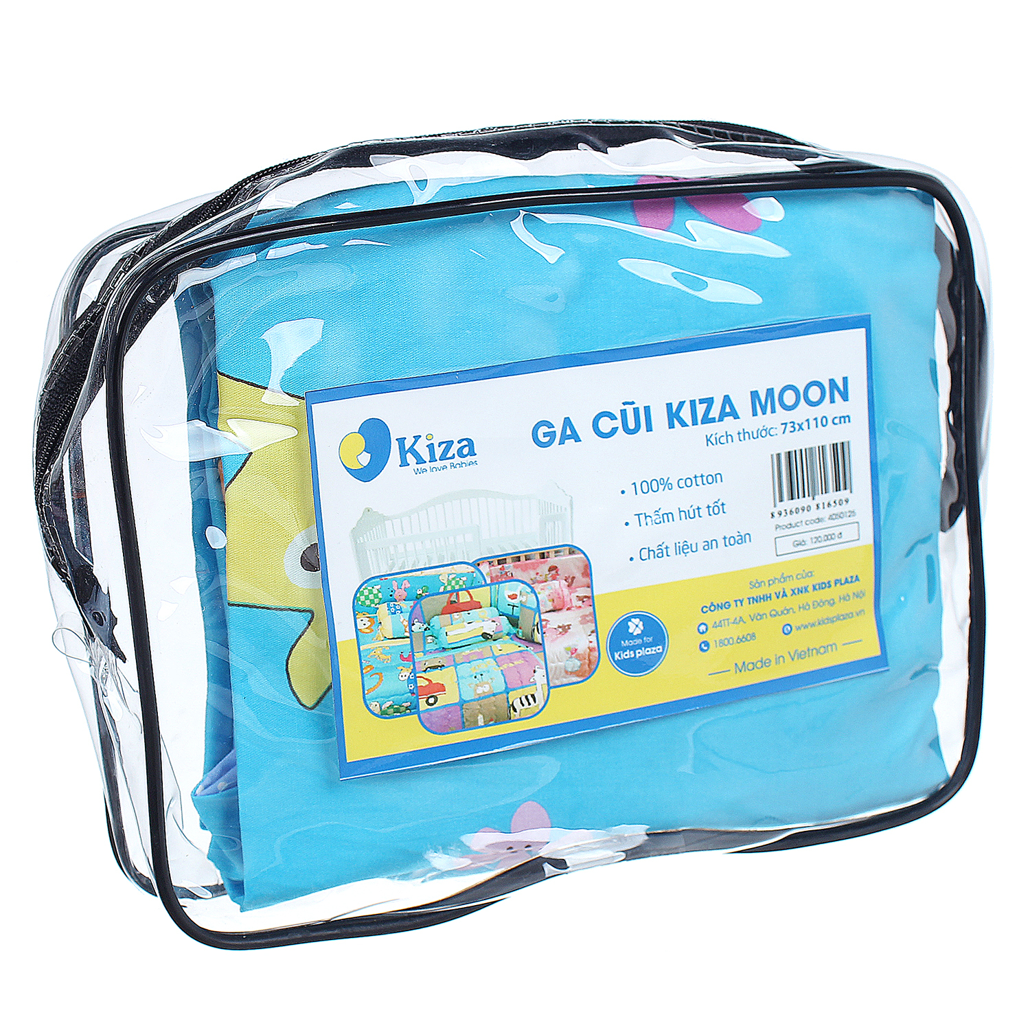 Ga cũi cho bé mẹ bé Moon (Màu Xanh) 5 ga cui kiza moon mau