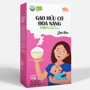 Gạo tấm hữu cơ Hoa Nắng 1kg