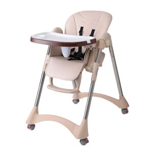 Ghế ăn dặm dáng cao có bánh xe AH-826