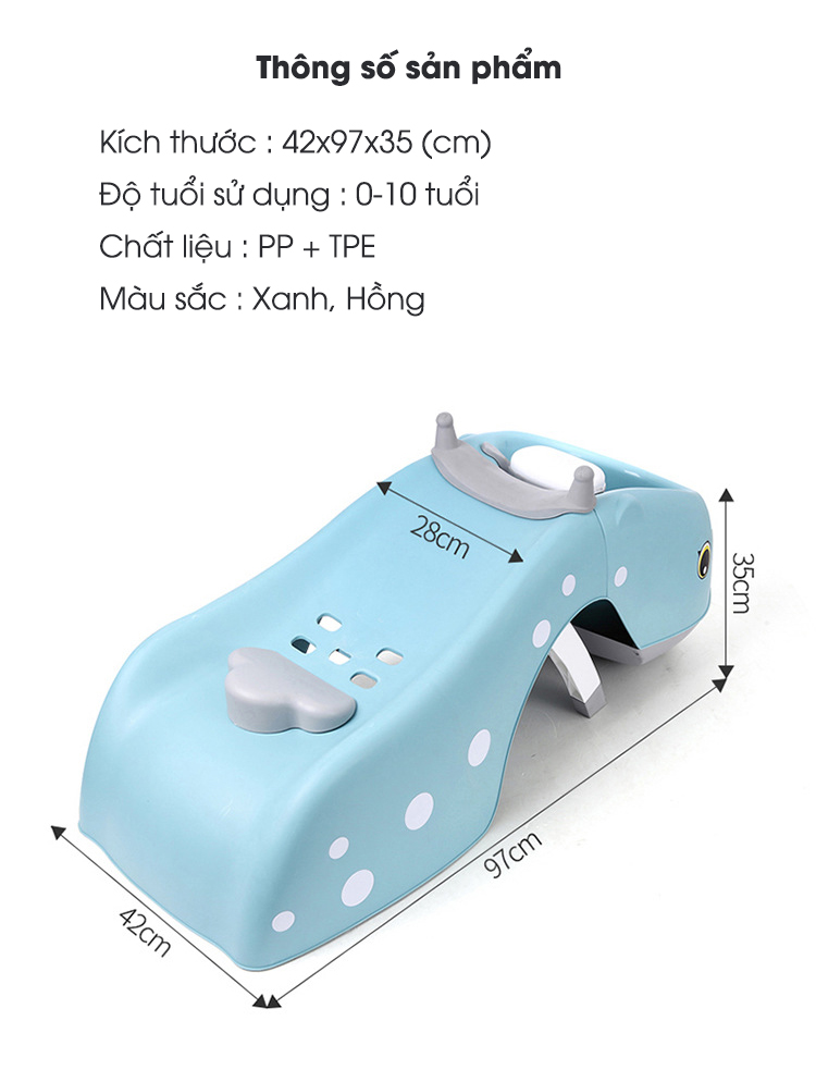 Ghế gội đầu cho bé hình hươu DDL 7288 14 ghe-goi-dau-cho-be-hinh-huou