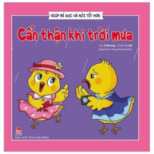 Gi&uacute;p b&eacute; đọc v&agrave; n&oacute;i tốt hơn - Cẩn thận khi trời mưa