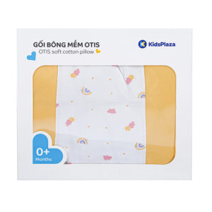 Gối Otis cho bé gái in hình đám mây cầu vồng MBVT''S ND21H (Trắng Vàng)