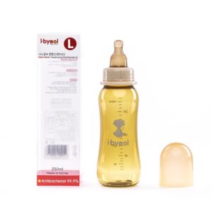 B&igrave;nh sữa I-Byeol Nano Silver cổ hẹp size L 250ml (Tr&ecirc;n 7 th&aacute;ng)