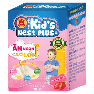 Nước yến Kid’s Nest Plus  hương dâu lọ 70ml