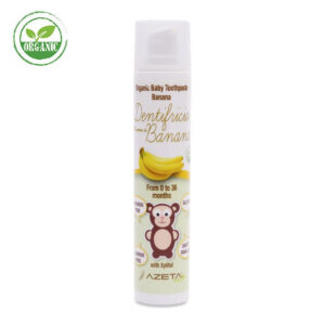 Kem đánh răng hữu cơ Azeta Bio dạng gel vị chuối 50ml (0 - 3 tuổi)