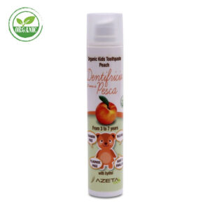 Kem đánh răng hữu cơ Azeta Bio dạng gel vị đào 50ml (3 - 7 tuổi)